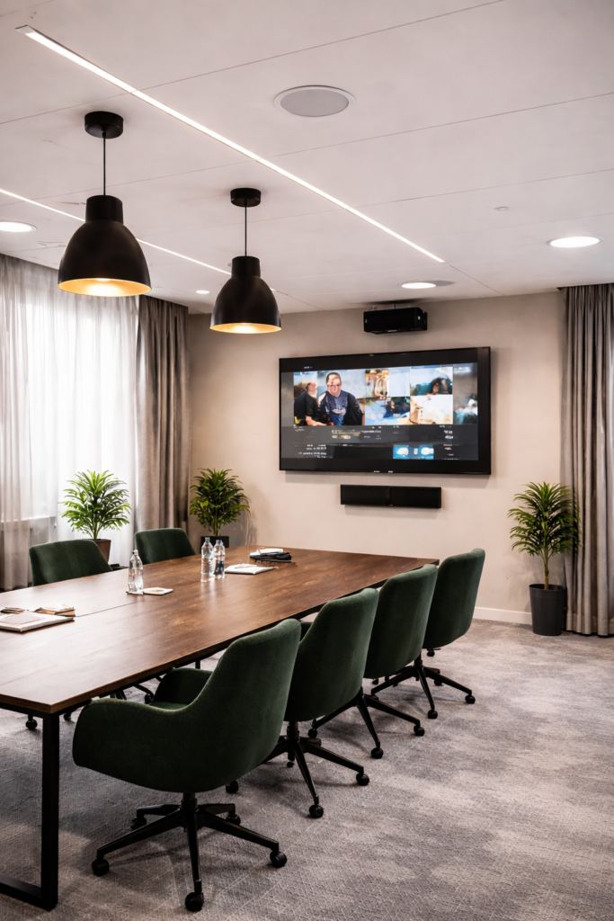 geluidsinstallatie groot kantoor 60 m²+ 1